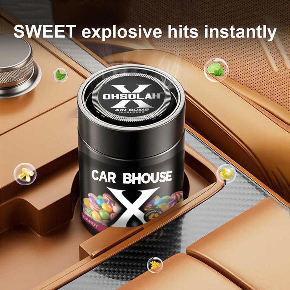 Home Fragrance Logo - 車用ソリッドアロマセラピーエッセンシャルオイル、車用芳香剤、消臭剤、長持ちする香りのバーム、車、家庭、オフィス用芳香剤