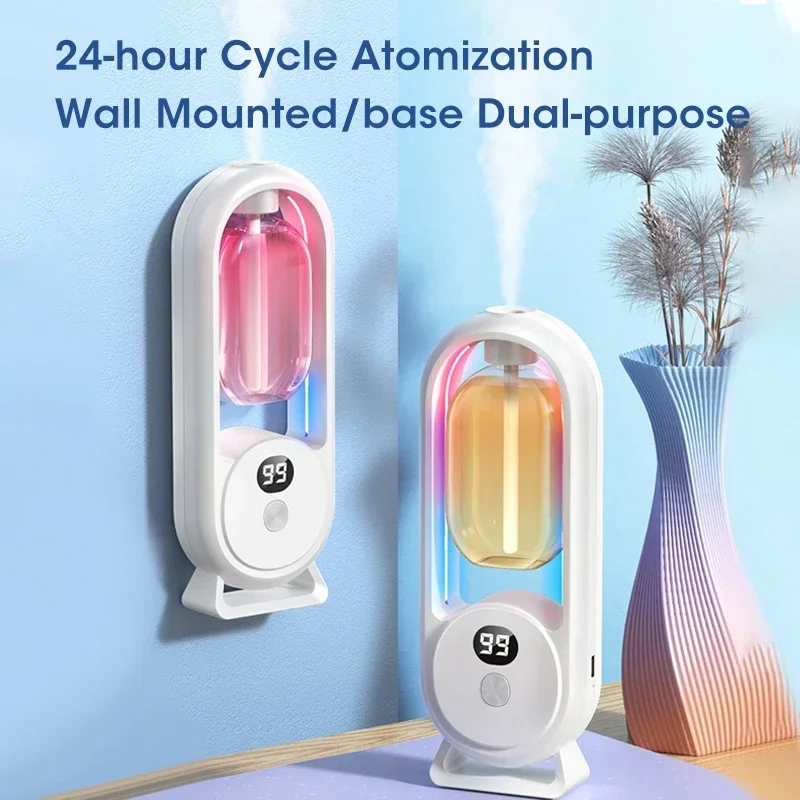 Home Fragrance Perfume - 自動ホームフレグランスマシン、エッセンシャルオイルディフューザー、ネブライザー式香水噴霧器、キッチンとトイレの消臭用