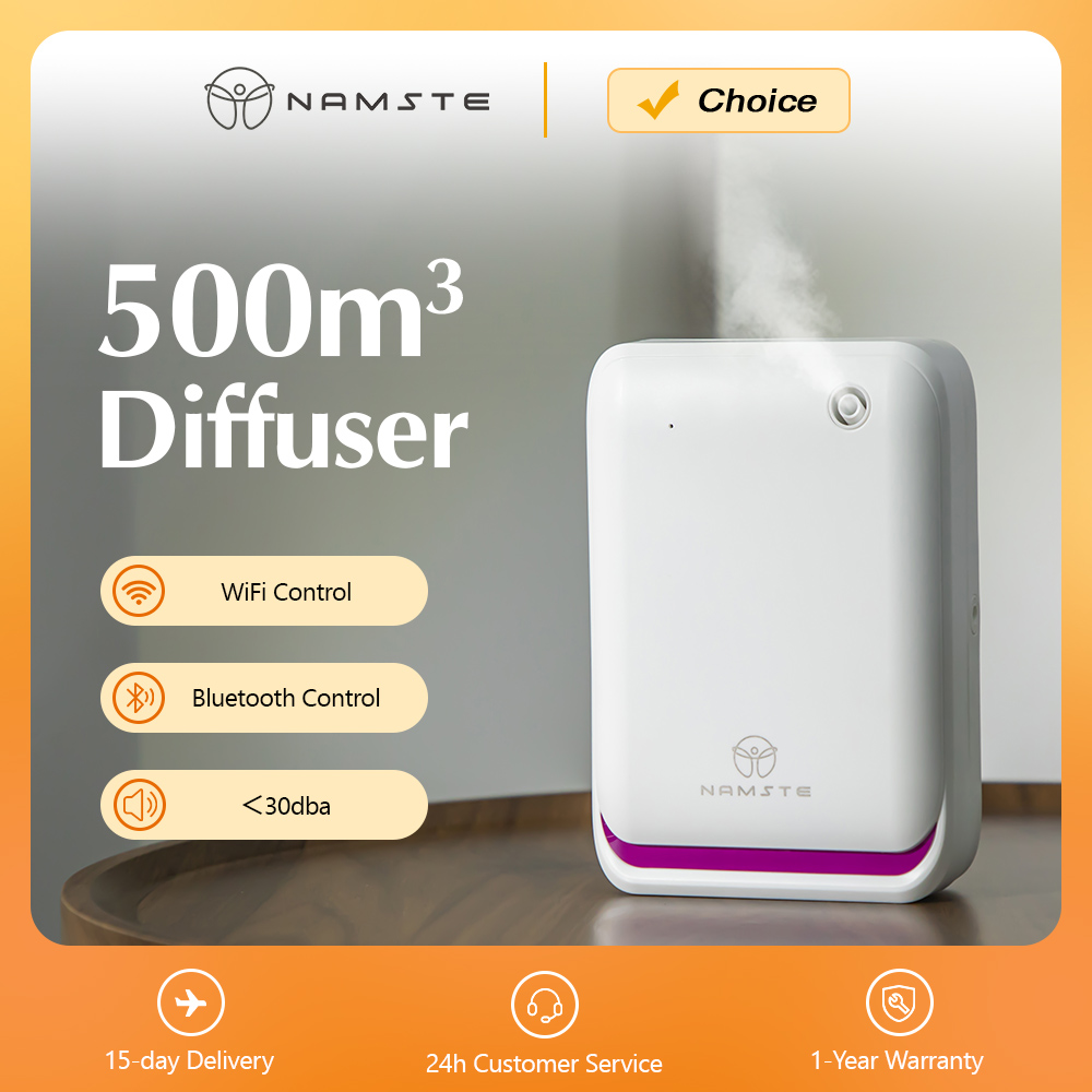 Home Fragrance Vaporizer - NAMSTE 500m³ 大型ルームアロマセラピーマシン スマートコントロール ホームフレグランスディフューザー 260ML