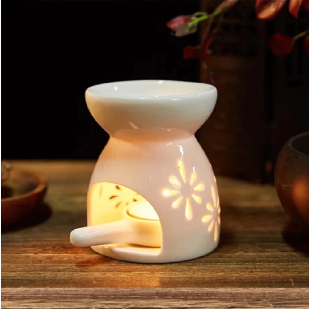 ティーライトキャンドルホルダー エッセンシャルオイルバーナー - Ceramic Oil Burner のレビューと価格