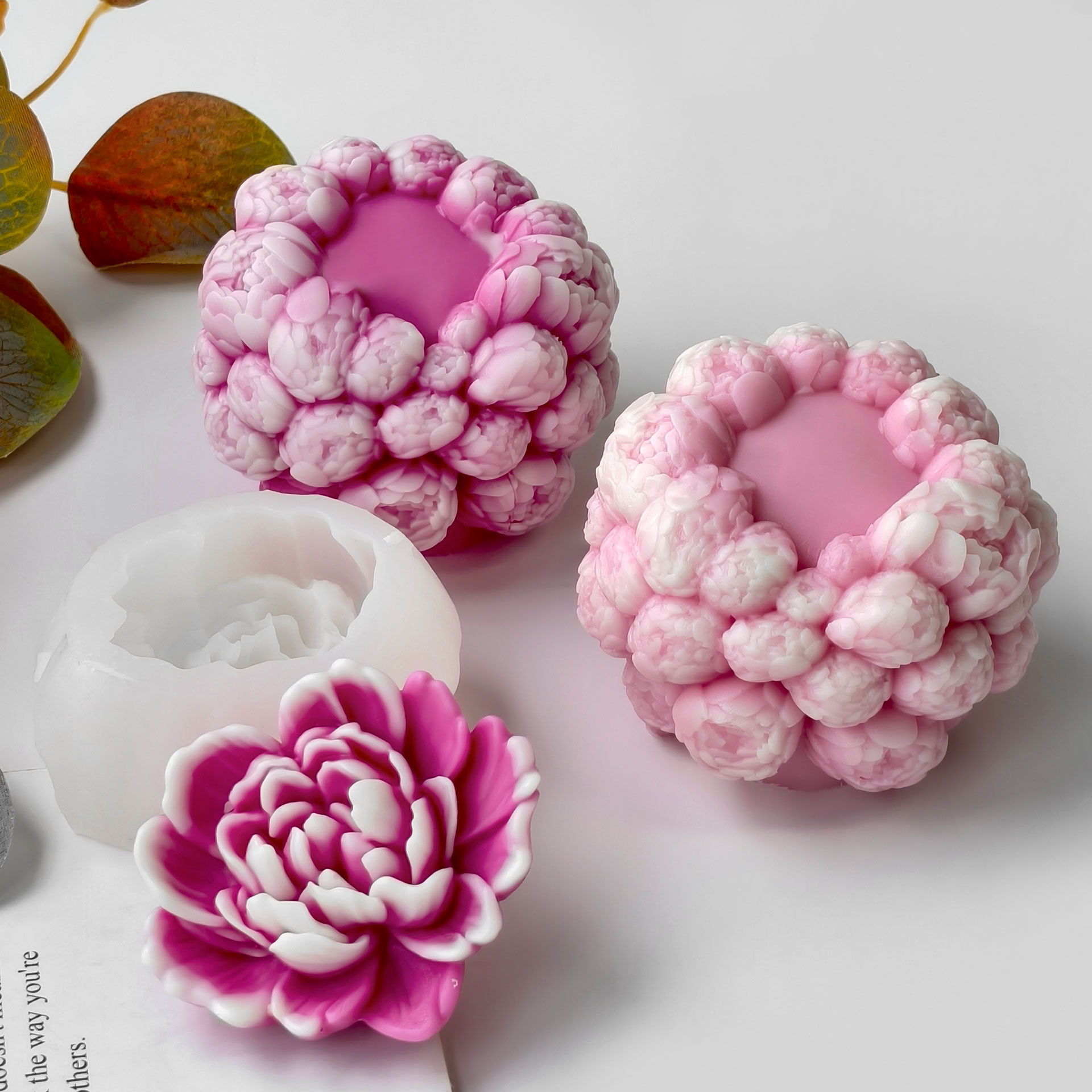 DIY バラの花シリコーン型手作りアロマキャンドル石膏フォー - Home Fragrance Rose のレビューと価格