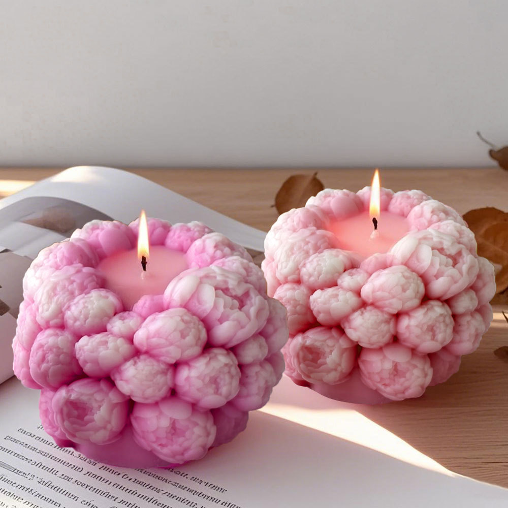 DIY バラの花シリコーン型手作りアロマキャンドル石膏フォー - Home Fragrance Rose のレビューと価格