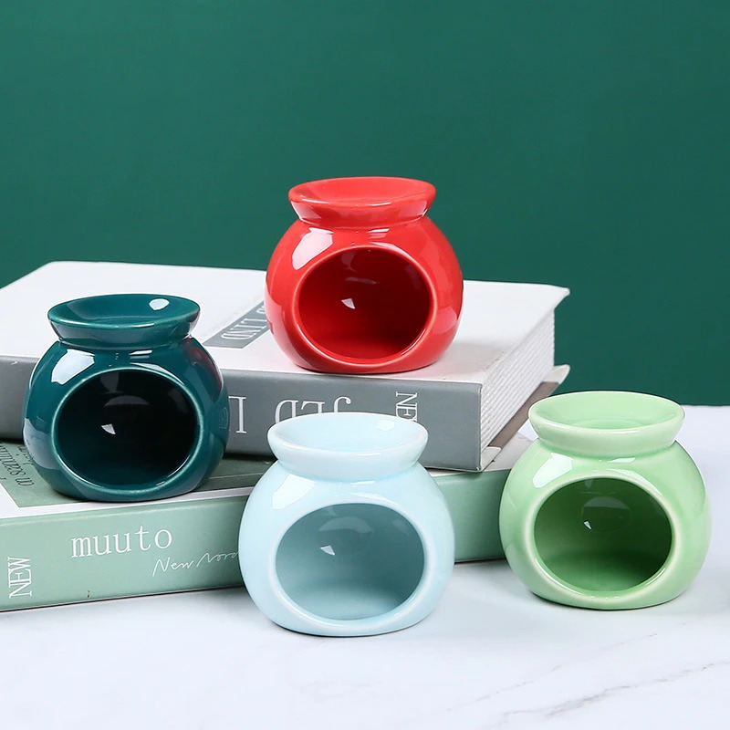 磁器アロマバーナーエッセンシャルオイル炉ミニキャンドルホルダ - Ceramic Oil Burner のレビューと価格