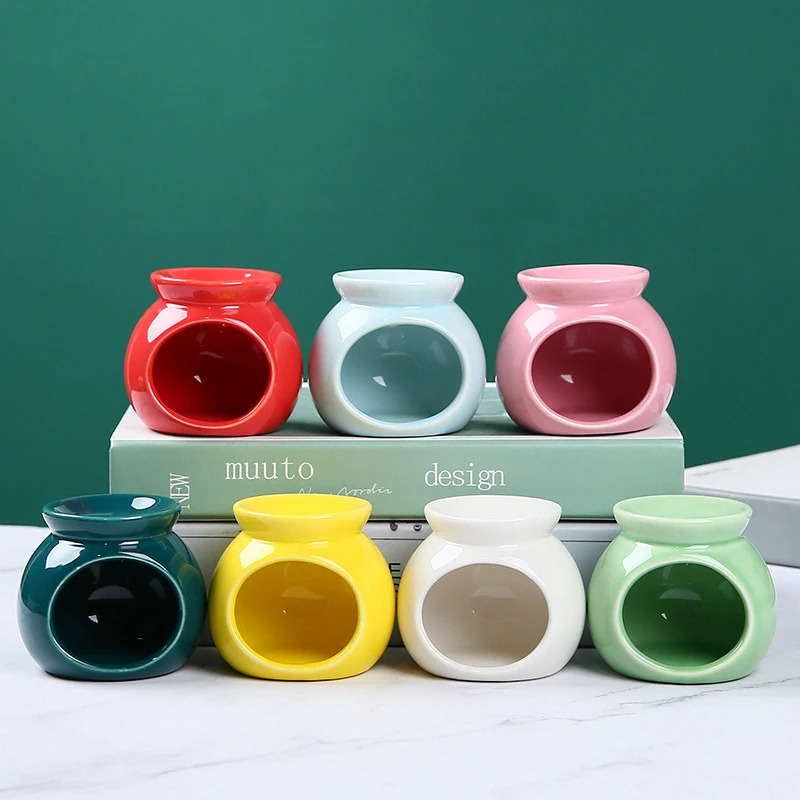 磁器アロマバーナーエッセンシャルオイル炉ミニキャンドルホルダ - Ceramic Oil Burner のレビューと価格