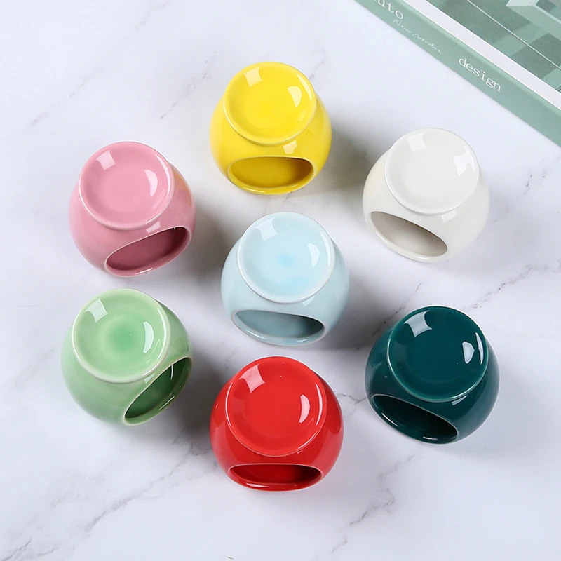 磁器アロマバーナーエッセンシャルオイル炉ミニキャンドルホルダ - Ceramic Oil Burner のレビューと価格