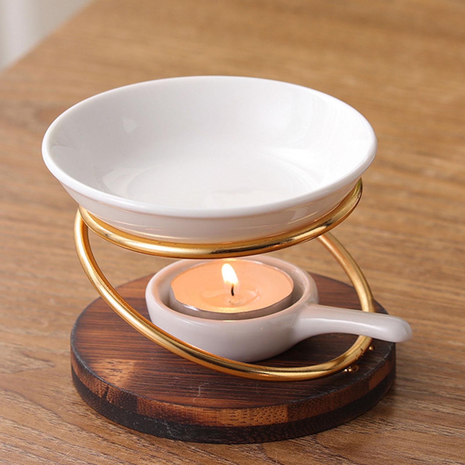 キャンドルスプーン付きアロマオイルバーナー,ワックス香炉,オ - Ceramic Oil Burner のレビューと価格