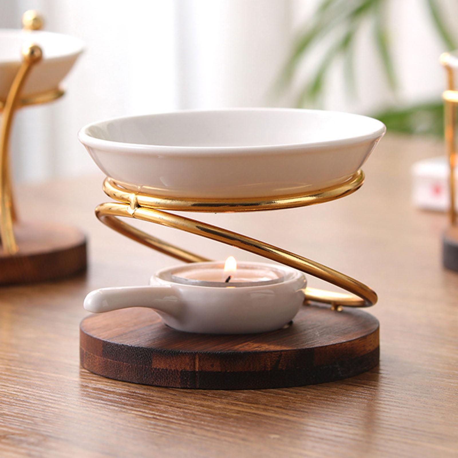 キャンドルスプーン付きアロマオイルバーナー,ワックス香炉,オ - Ceramic Oil Burner のレビューと価格