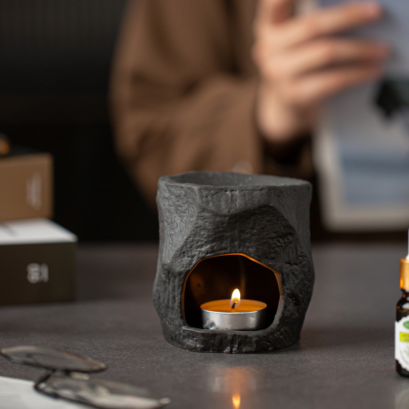 セラミックアロマセラピーバーナー スパ、ヨガ、寝室、ティール - Ceramic Oil Burner のレビューと価格