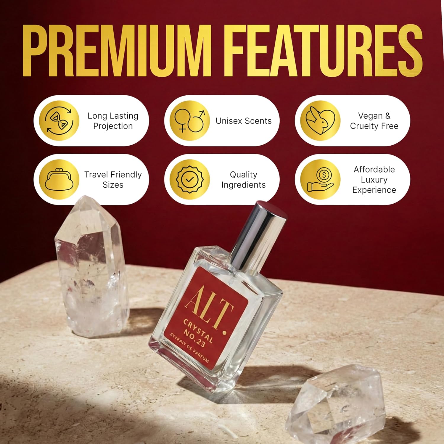 ALT. フレグランス クリスタル No. 23 – バック - Home Fragrance Jasmine のレビューと価格