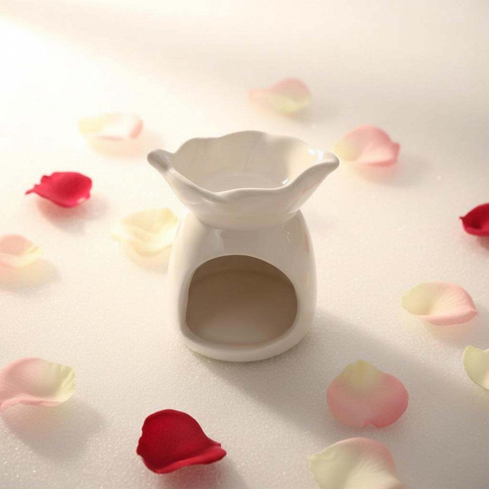 セラミック製アロマキャンドルホルダー、エッセンシャルオイルバ - Ceramic Oil Burner のレビューと価格