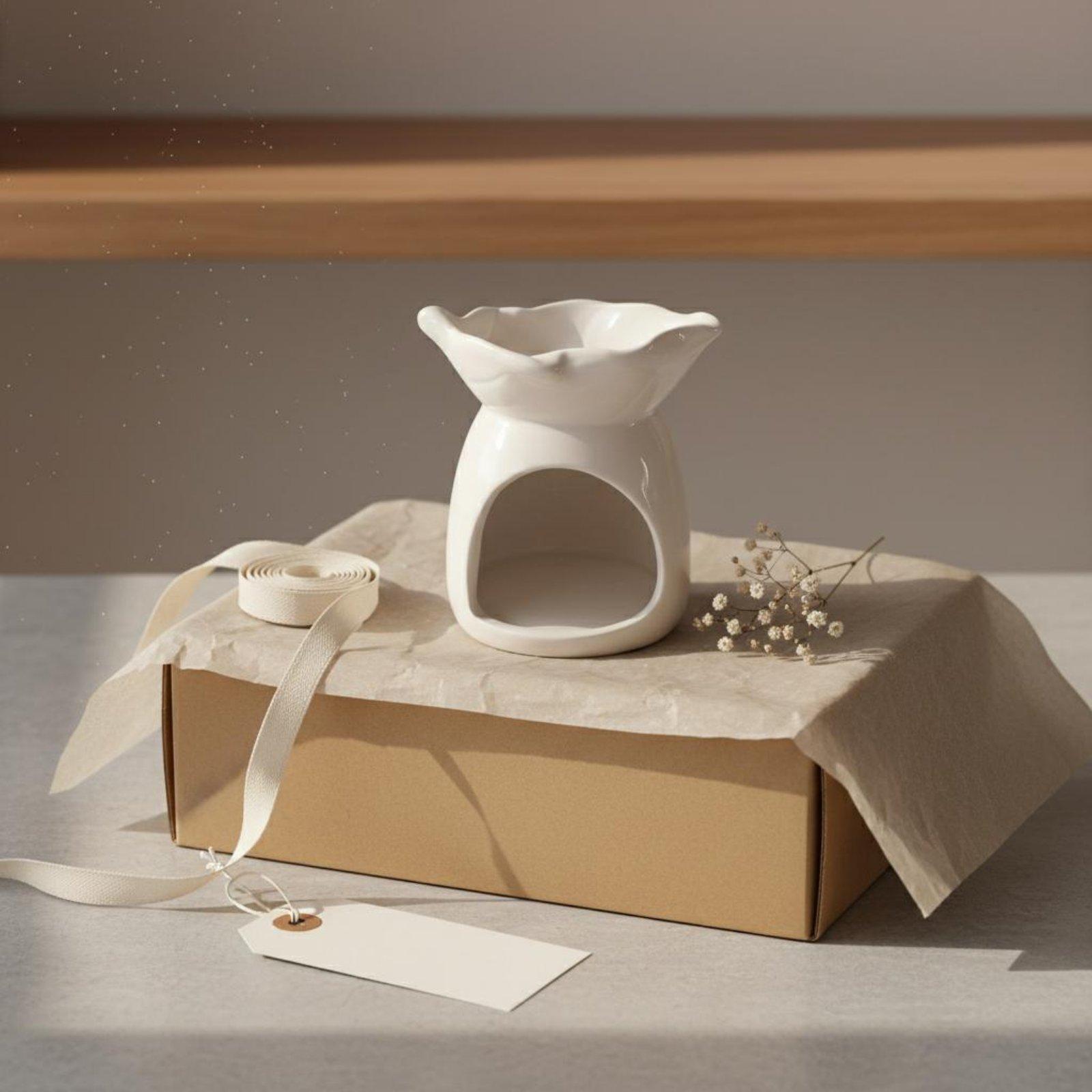 セラミック製アロマキャンドルホルダー、エッセンシャルオイルバ - Ceramic Oil Burner のレビューと価格