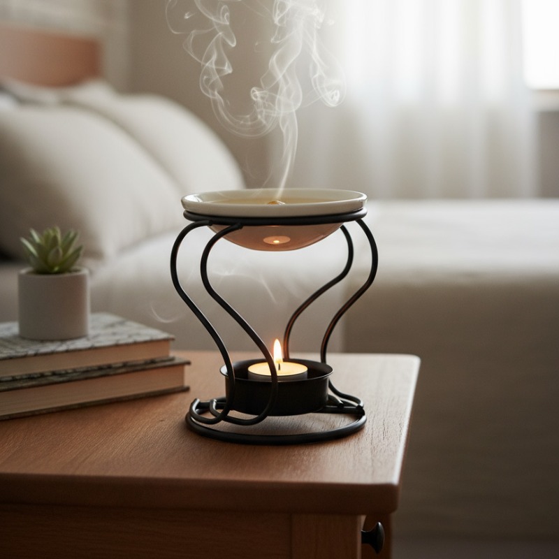 メタルティーライト、セラミックティーライト、キャンドルオイル - Ceramic Oil Burner のレビューと価格