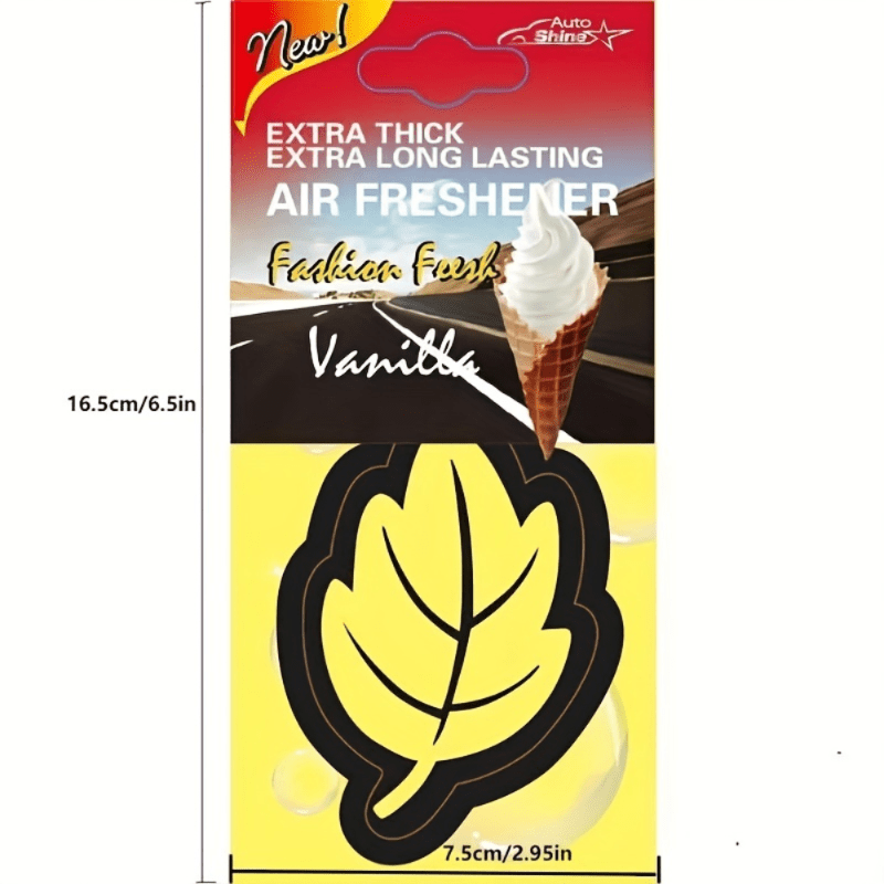 120pc ホームエアフレッシュナー天然紙自動吊り下げバニラ - Home Fragrance Vanilla のレビューと価格
