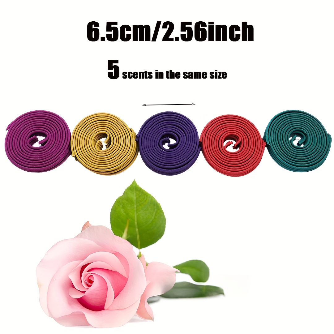 高品質クラシック螺旋香混合セット、6本入り。 直径3cmの手 - Home Fragrance Rose のレビューと価格