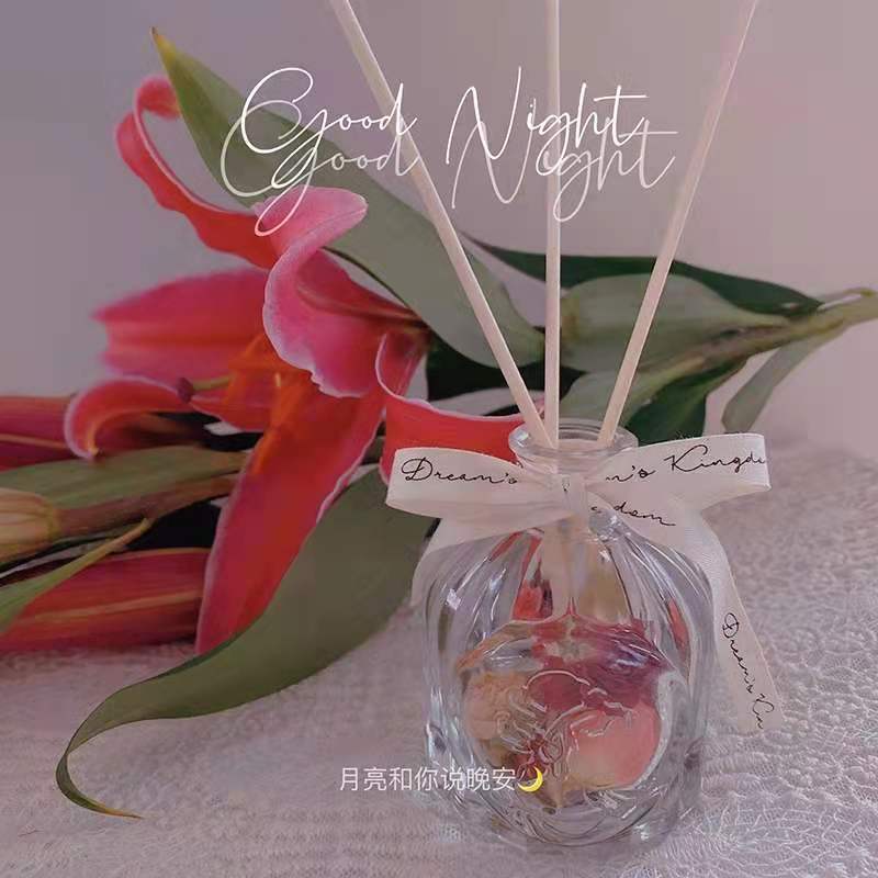 ヴィンテージドライローズリードディフューザー、火を使わないエ - Home Fragrance Rose のレビューと価格
