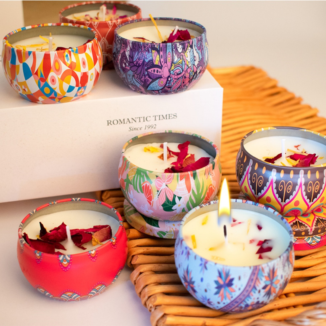 バラの形をしたキャンドル、ロマンチックな雰囲気、装飾品、香り - Home Fragrance Rose のレビューと価格