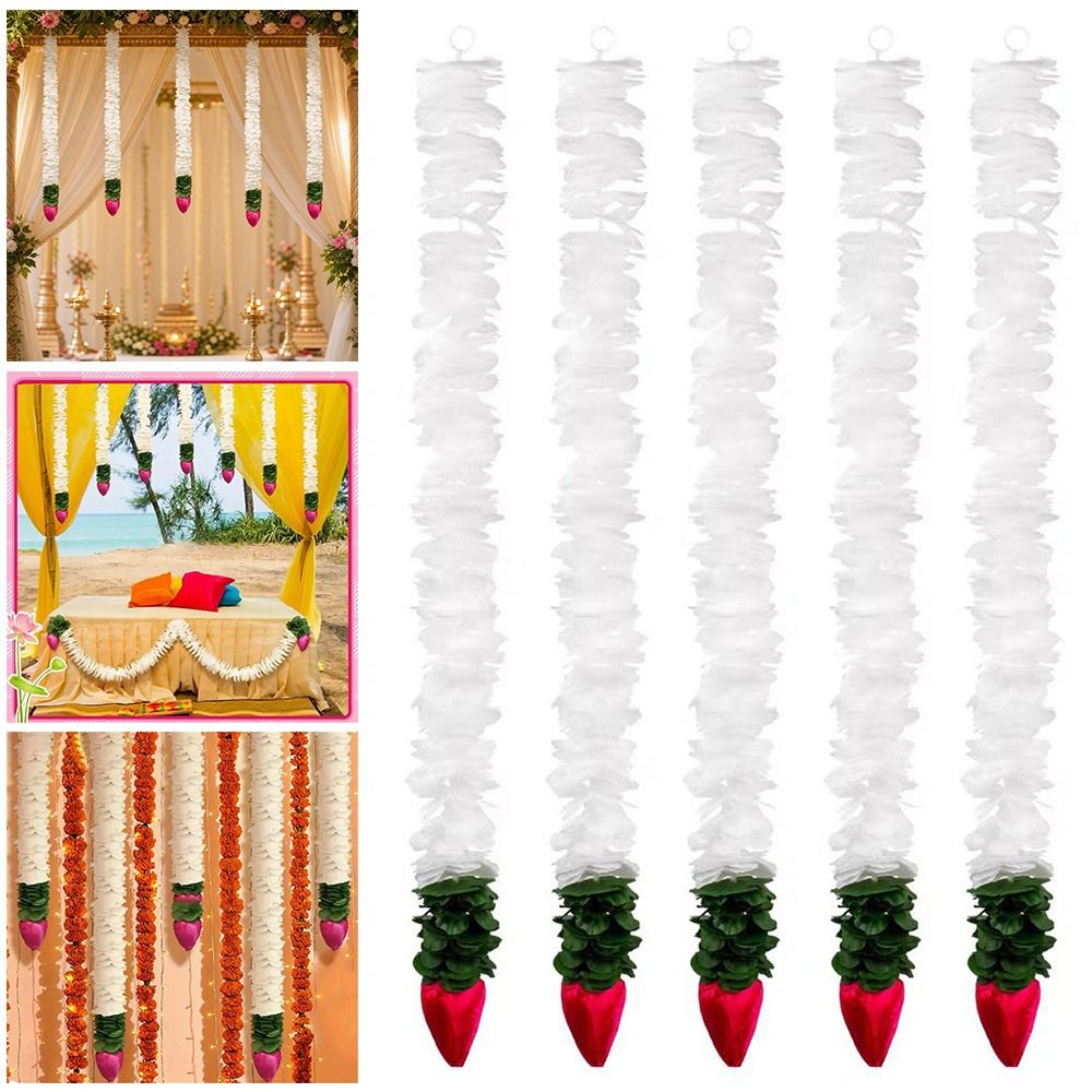 1/3 個プラスチック人工ジャスミンガーランドリアルな花白い - Home Fragrance Jasmine のレビューと価格