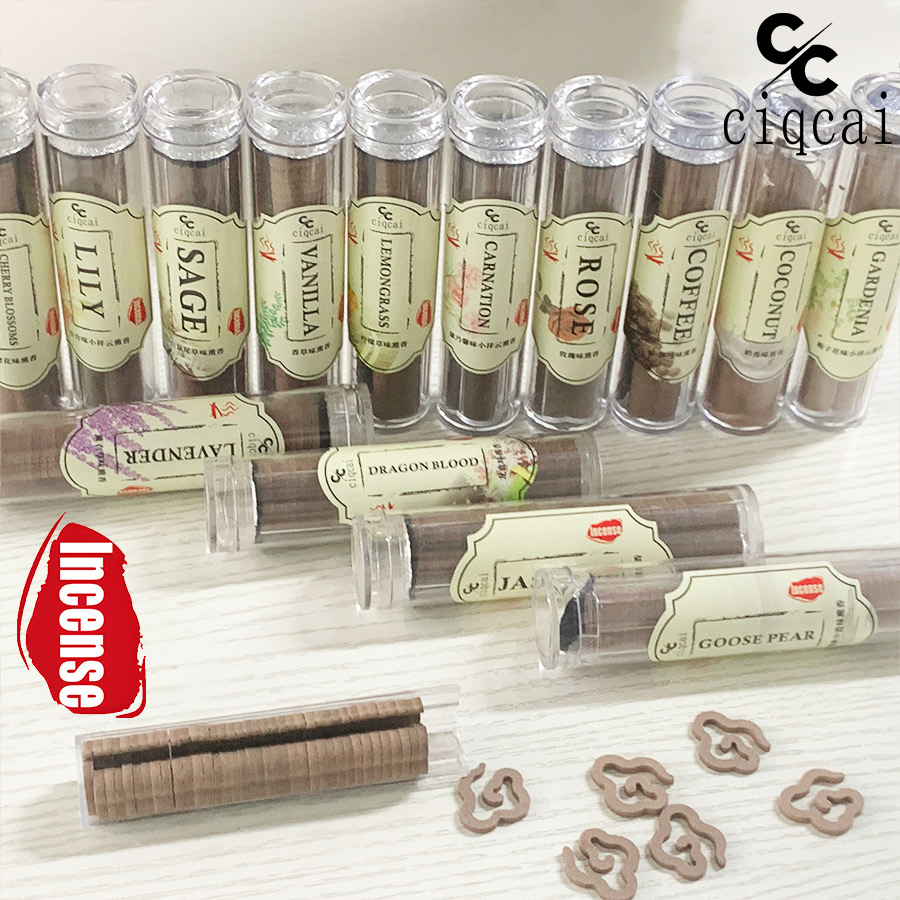 【3個パック】高品質クラシック小型コイル香、純粋な手作りスパ - Home Fragrance Vanilla のレビューと価格